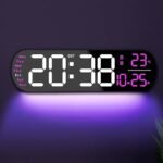 13.7" LED Wall Clock with Remote & Night Light