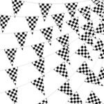 170ft Checkered Flag Banner for Race Car Parties