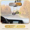 20 Pack Black Car Air Freshener Diffuser Bottles