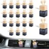 20 Pack Black Car Air Freshener Diffuser Bottles