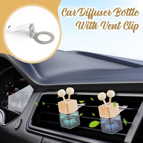 20 Pack Black Car Air Freshener Diffuser Bottles