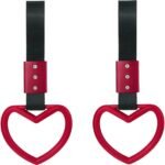 2PCS Heart-Shaped Car Handle Straps – Cute & Functional!