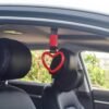 2PCS Heart-Shaped Car Handle Straps – Cute & Functional!