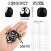 30PCS Cute Black Elf Car Ornaments - Aesthetic Decor