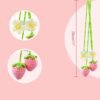 Adorable Handmade Strawberry Car Mirror Accessories - 2 Pack