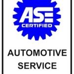 ASE Certified Auto Repair Warning Metal Sign - 8x12