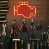 Check Engine Neon Sign - Dimmable LED Wall Art