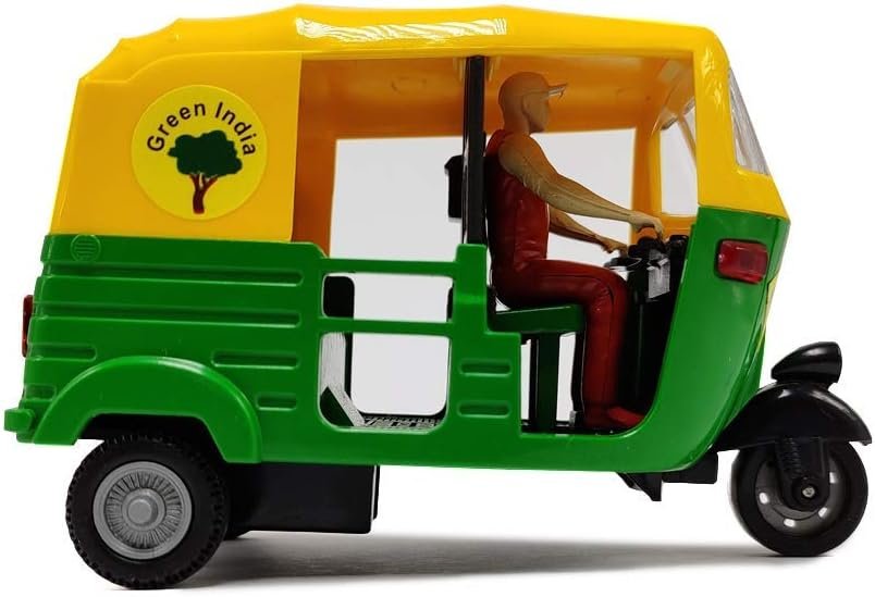 Colorful Auto Rickshaw Figurine - Perfect Home Décor Gift