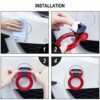 TOMALL Red Tow Hook Kit - Stylish Car Bumper Decor