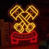 Vibrant Check Engine Neon Sign for Garage Décor