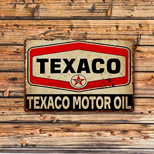 Vintage Metal Garage Signs - Perfect Man Cave Decor