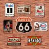 Vintage Metal Garage Signs - Perfect Man Cave Decor