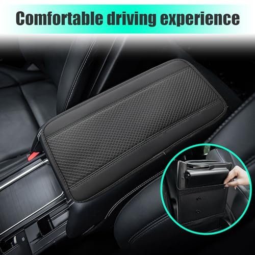 Waterproof Leather Car Center Console Pad - Non-Slip Design