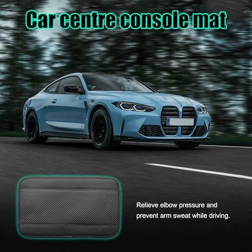 Waterproof Leather Car Center Console Pad - Non-Slip Design